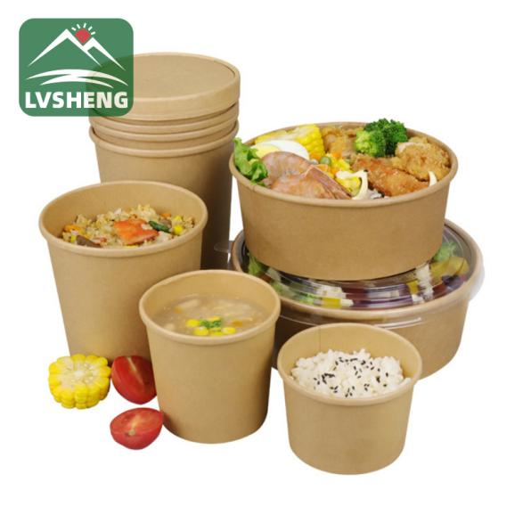 Kraft Paper Bowl säkert för att ta bort mat?