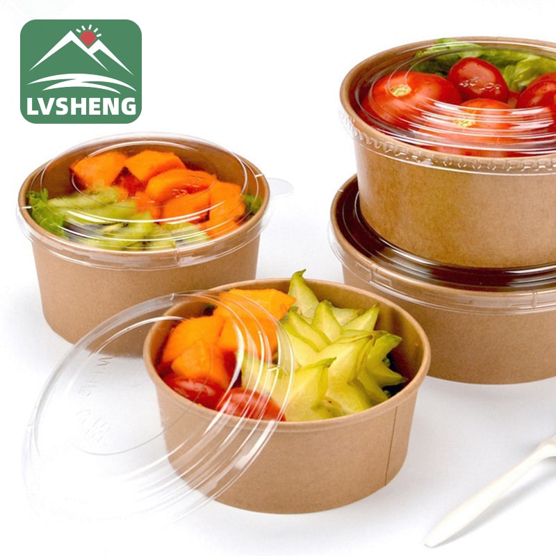 Brun Kraft Salad Bowl